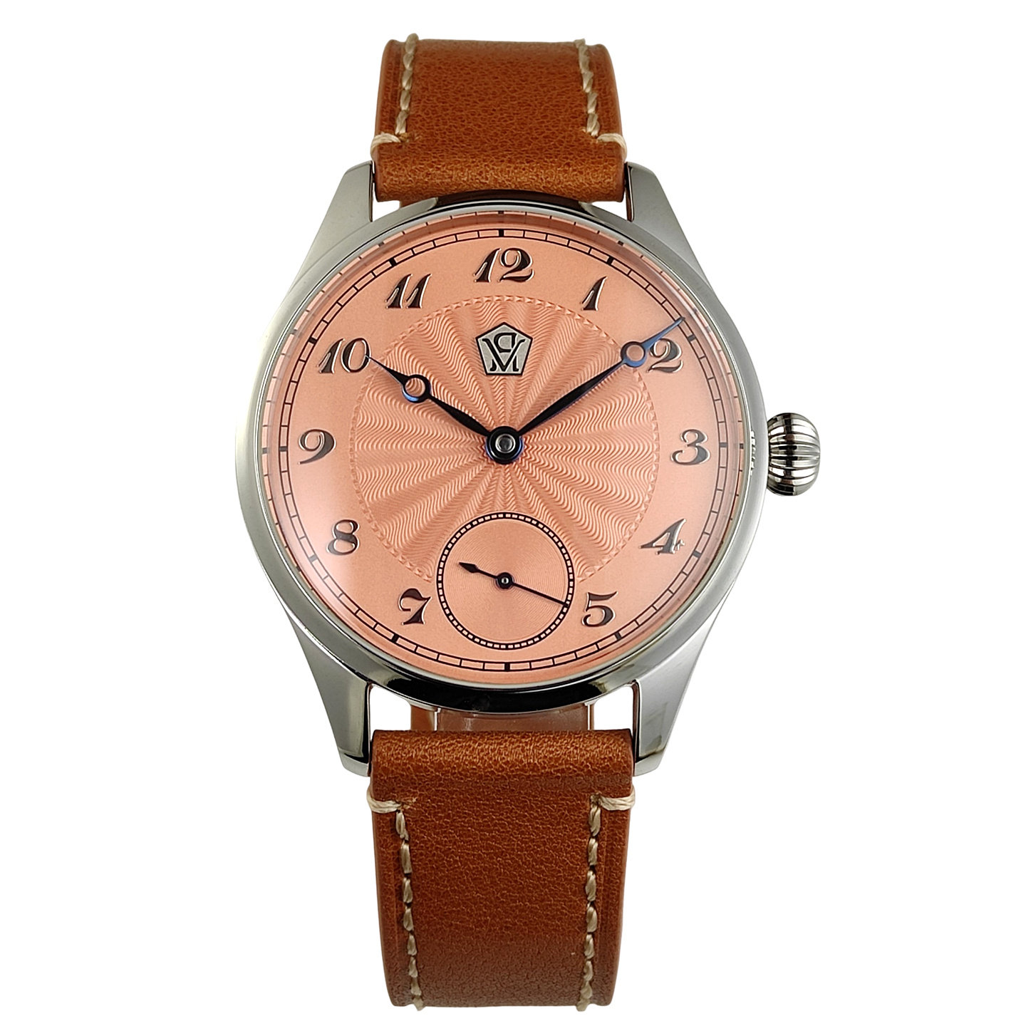 Guilloché Dial Watch - Zegarek mechaniczny manualny 40 mm z