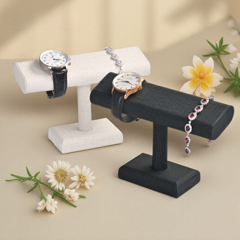 Luxury Watch Boutique - Stojak ekspozycyjny na zegarki ze skóry