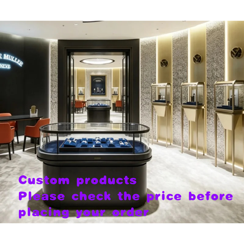 Luxury Watch Boutique - Customowa Luksusowa Zakrzywiona Gablota na Zegarki,