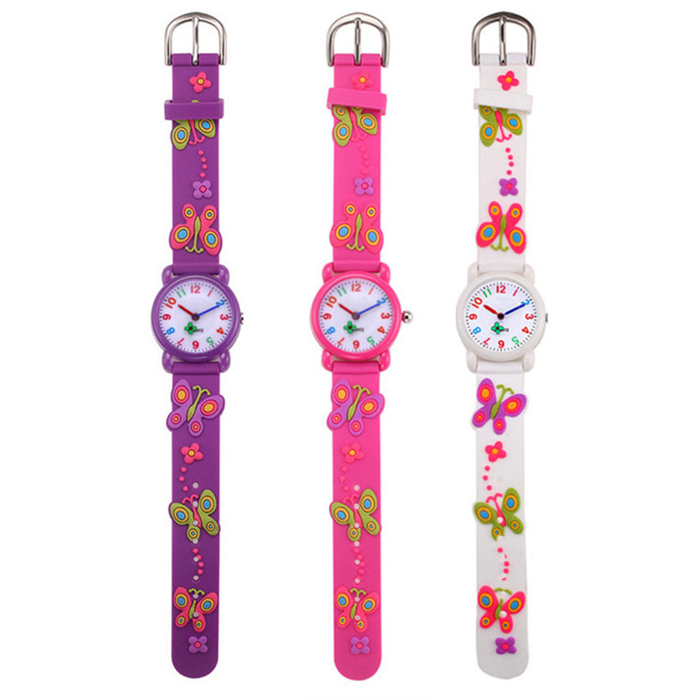 Luxury Watch Kids - Dziecięcy silikonowy zegarek kwarcowy z trójwymiarowym,