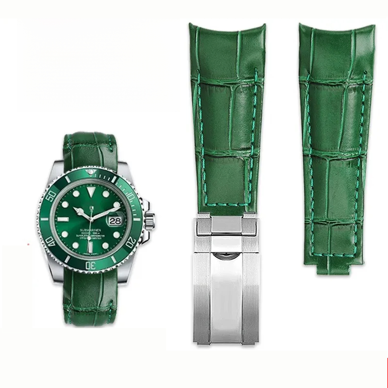 Luxury Watch Jaeger Lecoultre - Oryginalny pasek do zegarka z zakrzywionymi