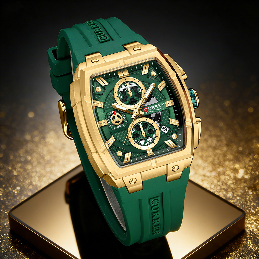 Luxury Watch Business - CURREN Luksusowy Zegarek Męski Vintage Sportowy