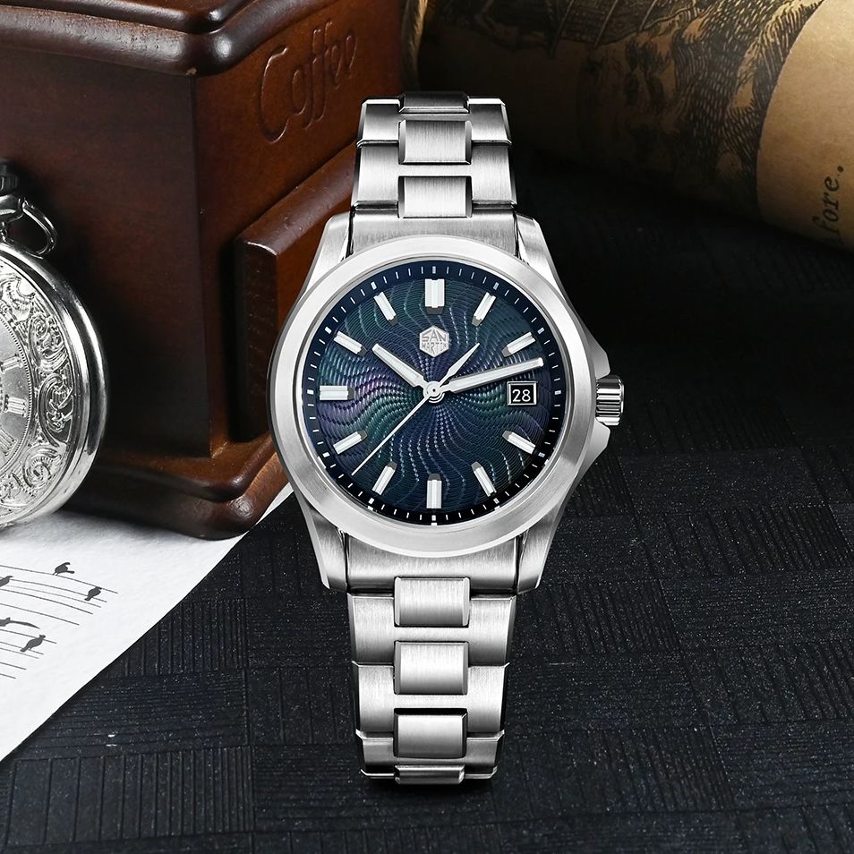 Guilloché Dial Watch - Męski zegarek automatyczny San Martin Gada