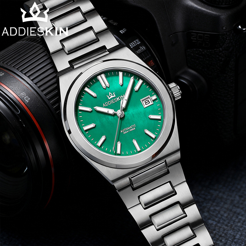 Guilloché Dial Watch - AddiesKin Męskie Zegarki Automatyczne 39mm Guilloche
