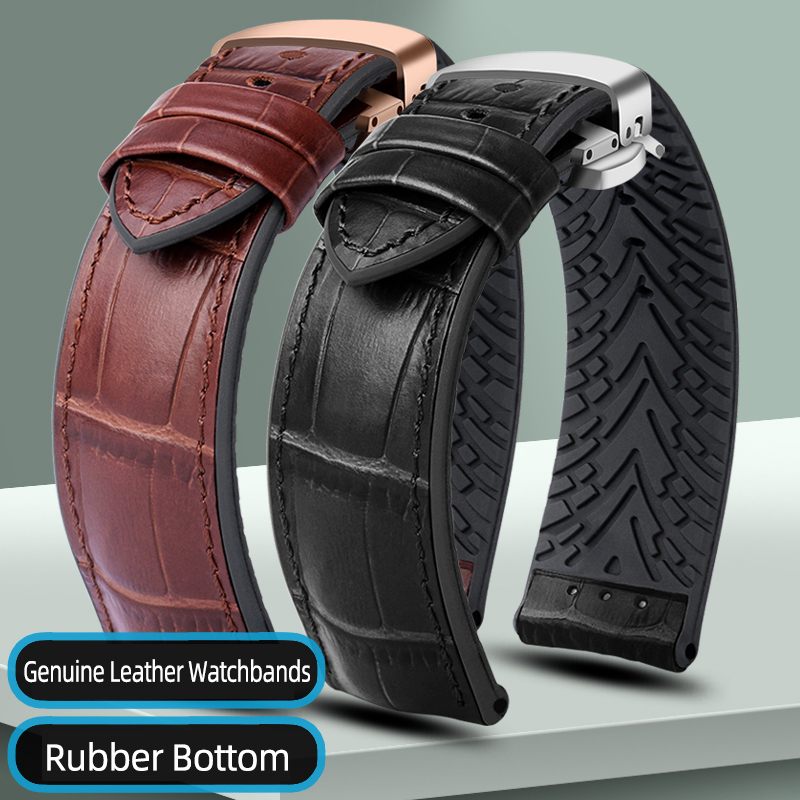 Luxury Watch Jaeger Lecoultre - Paski do zegarków z naturalnej skóry