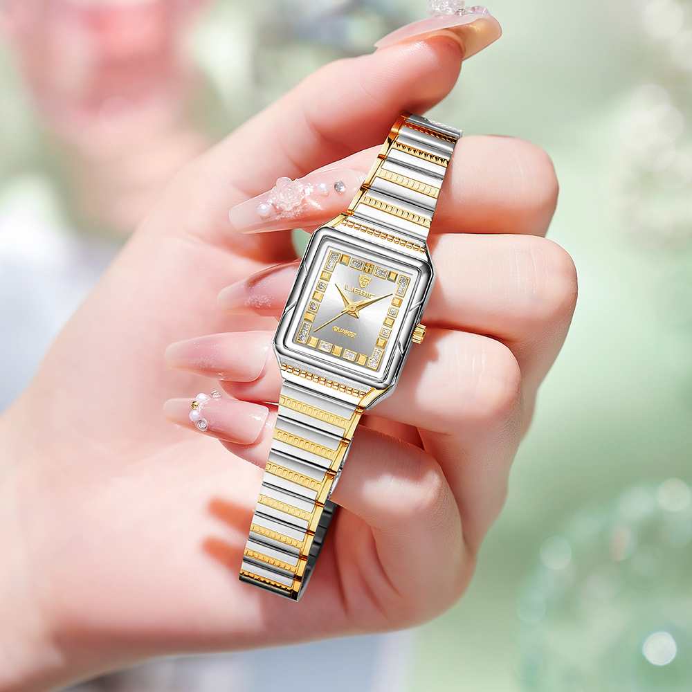 Luxury Watch Brand List - Zegarek damski LIEBIG ze stali nierdzewnej,