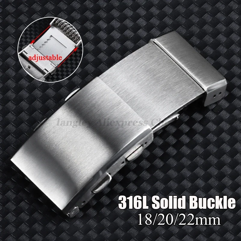 Luxury Watch Repair - 18/20/22mm zapięcie do zegarka ze stali