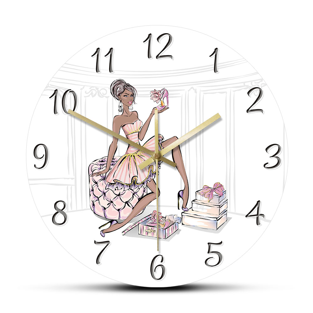 Luxury Watch Boutique - Dziewczyna w stylu fashion z butami