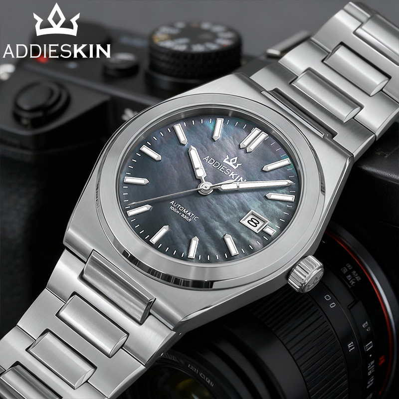 Guilloché Dial Watch - Automatyczne zegarki męskie AddiesKin 39mm z