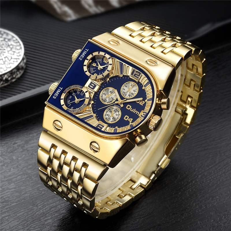 Luxury Watch Time - 2024 nowe zegarki kwarcowe Oulm mężczyźni