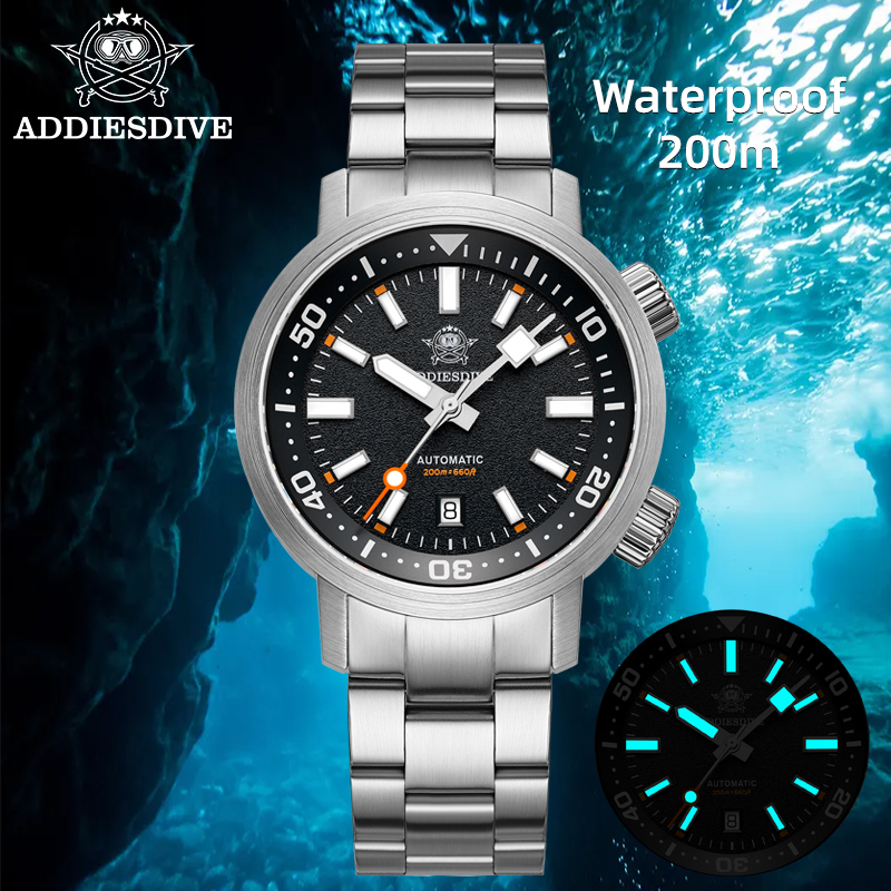 ADDIESDIVE 200M Automatyczny Z – Guilloché Dial Watch recenzja i cena