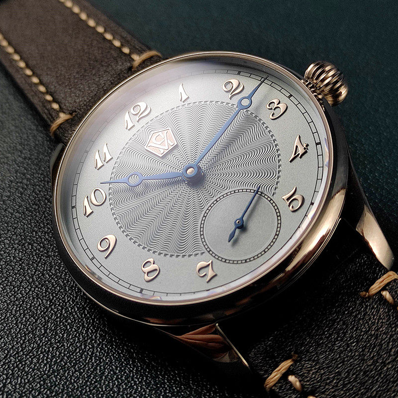 Zegarek mechaniczny manualny 4 – Guilloché Dial Watch recenzja i cena