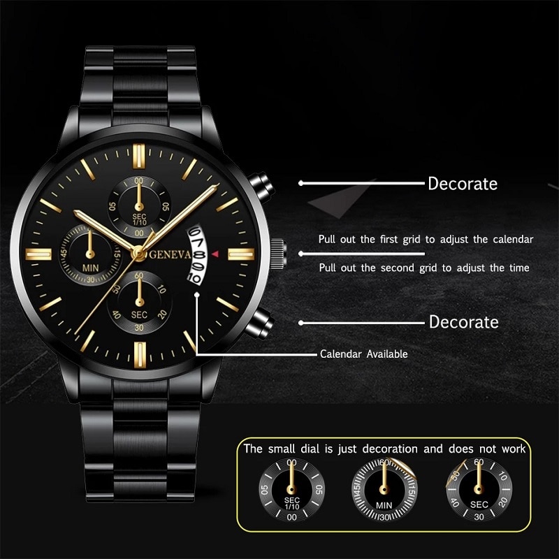 Moda męska czarny zegarek ze s – Seiko Watch 5 Sports recenzja i cena