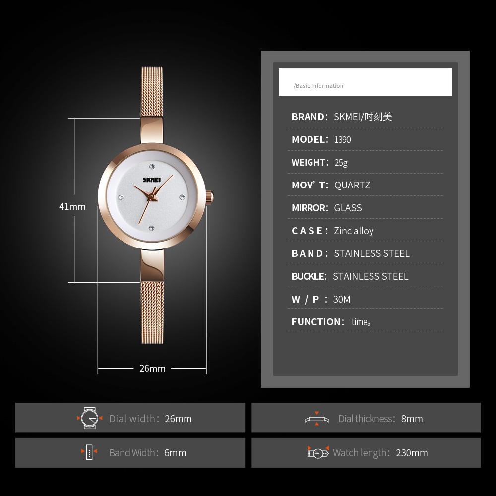 SKMEI 1390 luksusowa bransolet – Luxury Watch Kids recenzja i cena