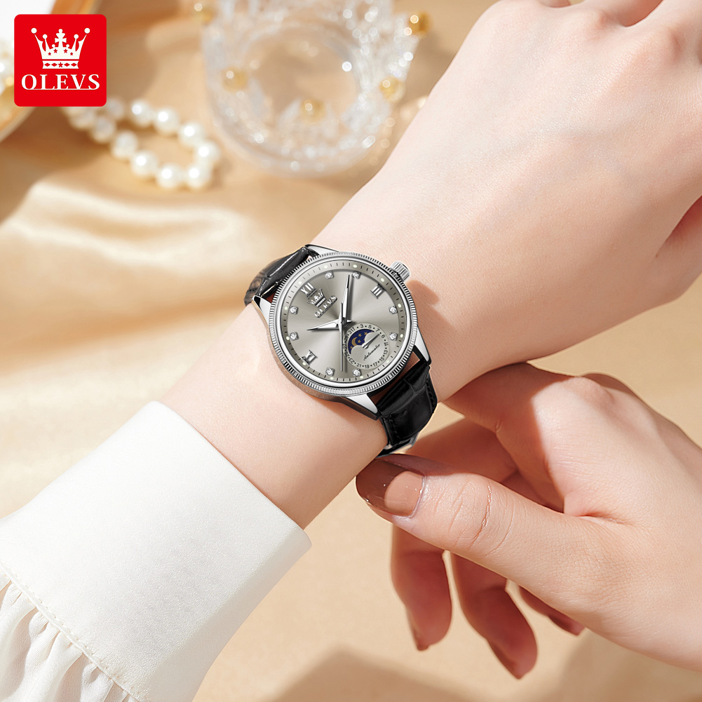 Zegarki damskie OLEVS z fazami – Luxury Watch Time recenzja i cena