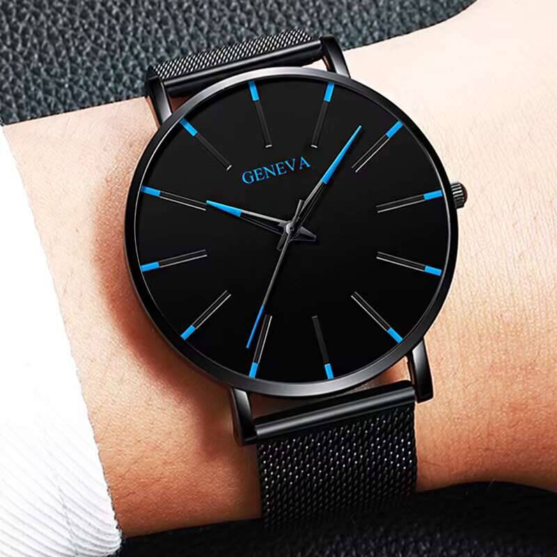 5PCS/zestaw modny zegarek męsk – Luxury Watch All Black recenzja i cena