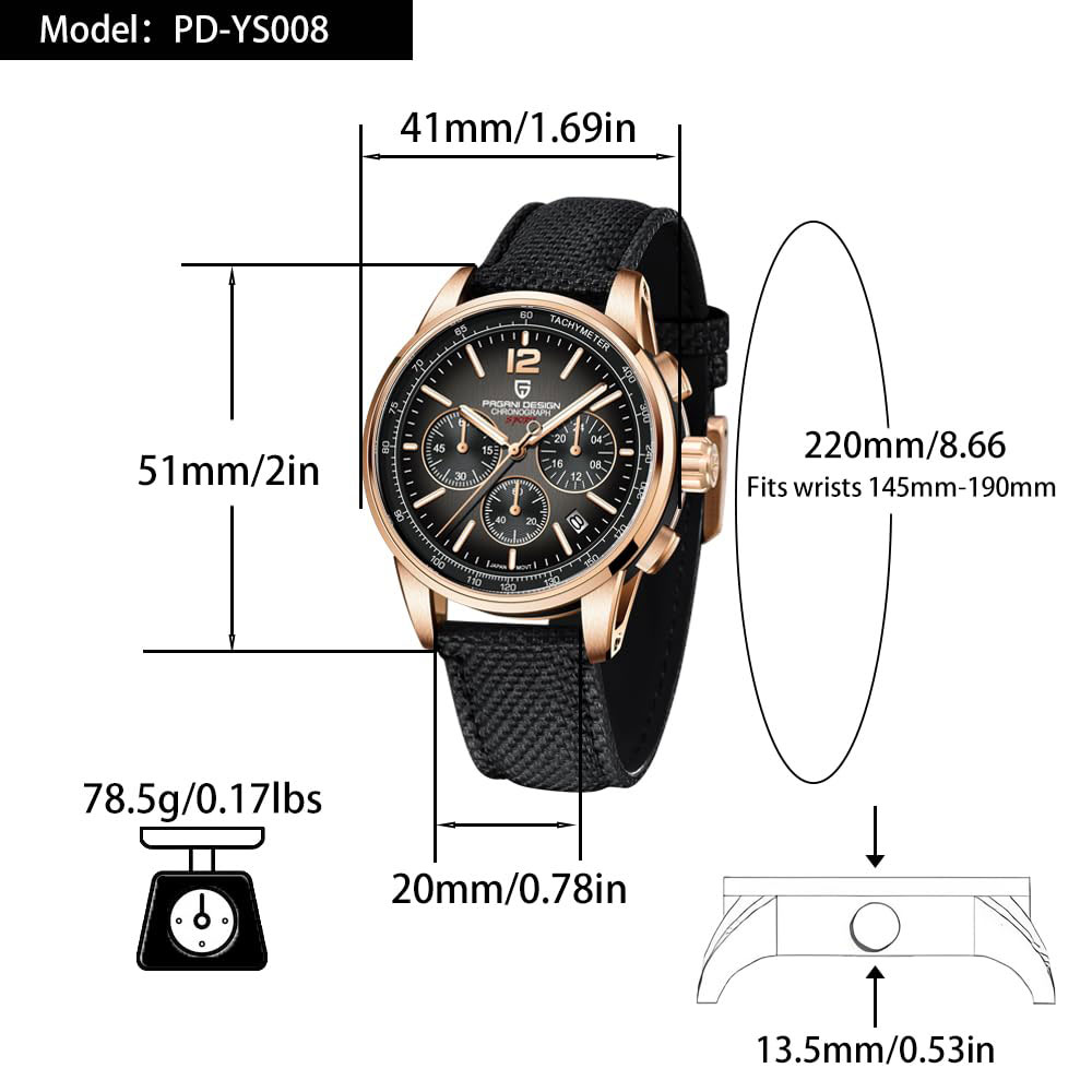 PAGANI DESIGN Nowy Męski Zegar – Luxury Watch For Sale recenzja i cena