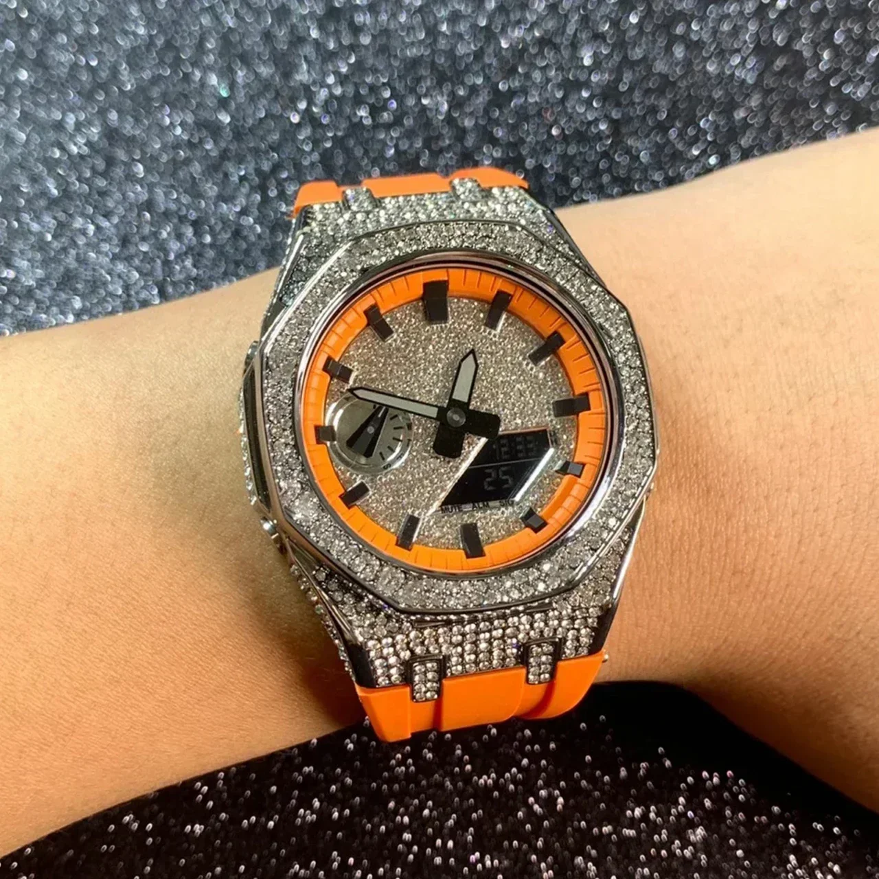 Luksusowa diamentowa tarcza ze – Luxury Watch Repair recenzja i cena