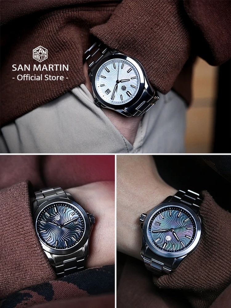 Oficjalny zegarek męski San Ma – Guilloché Dial Watch recenzja i cena