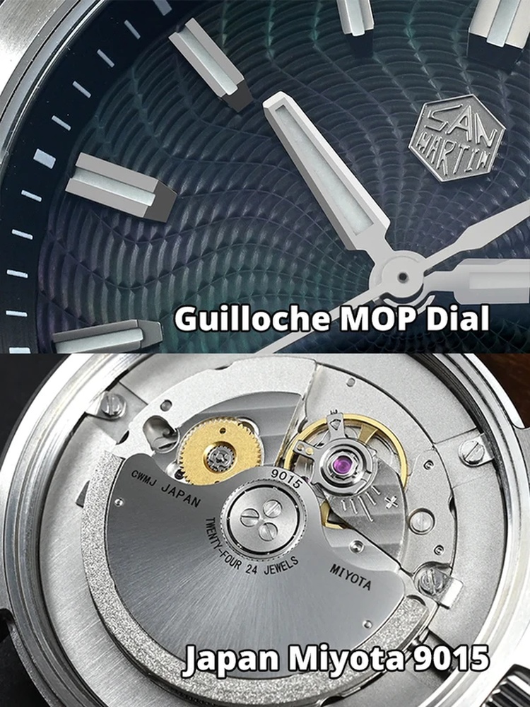 Oficjalny zegarek męski San Ma – Guilloché Dial Watch recenzja i cena