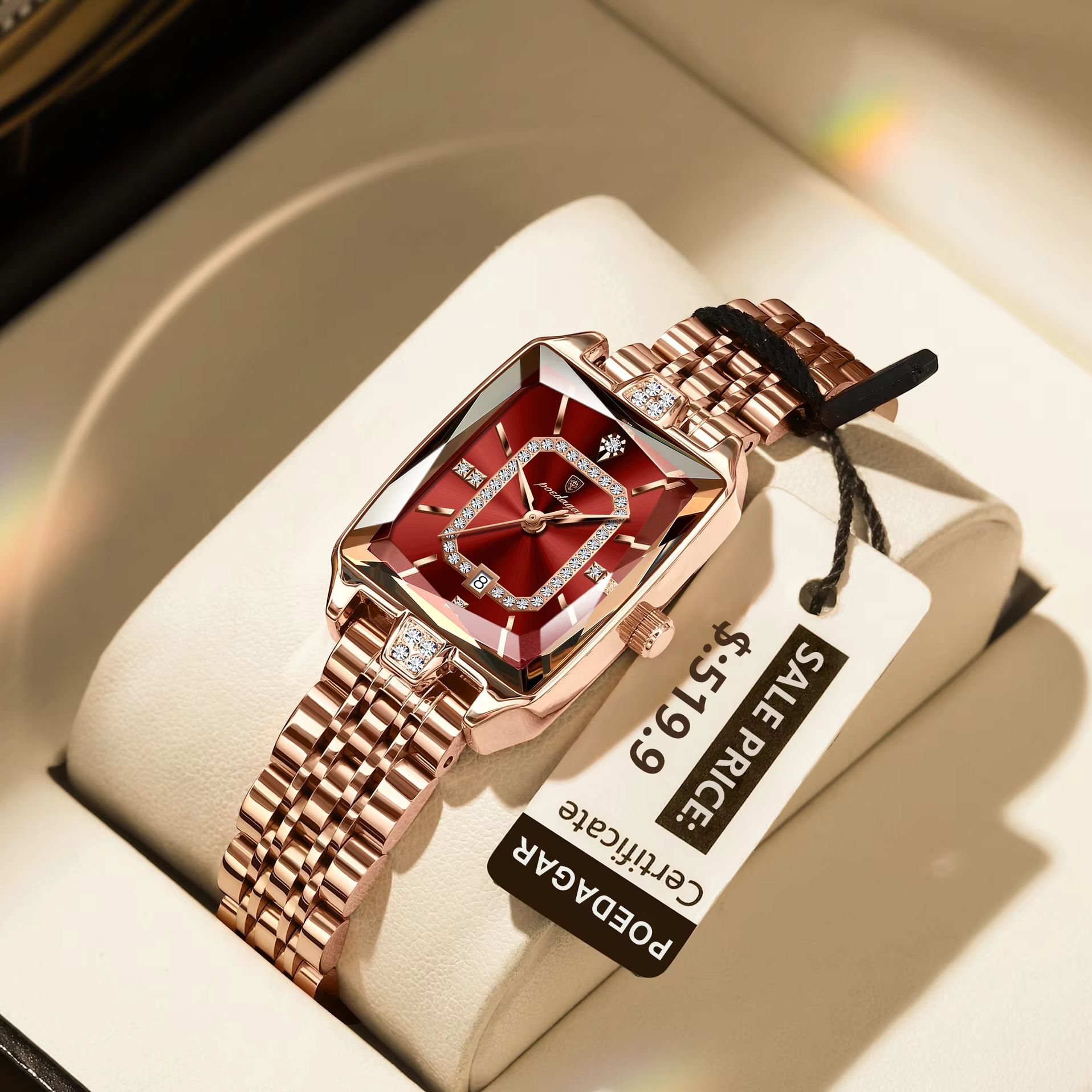 POEDAGAR Modny Elegancki Damsk – Luxury Watch For Sale recenzja i cena