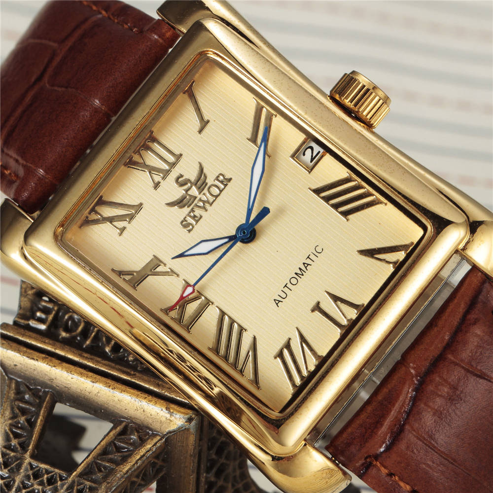 SEWOR Top marka luksusowe męsk – Cartier Watch Santos recenzja i cena