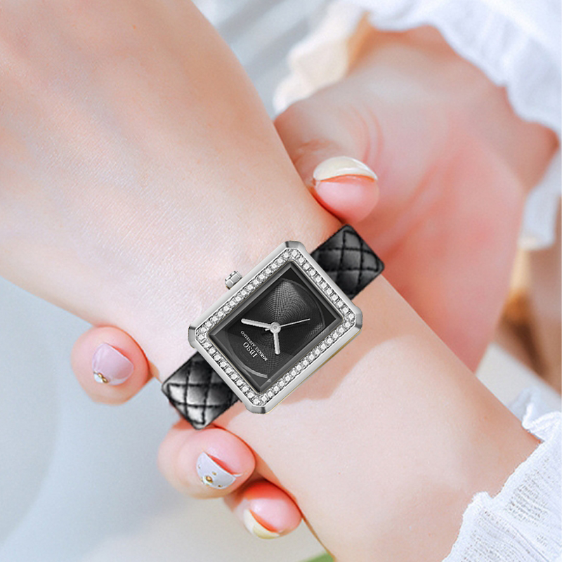 Zegarek damski skórzany prosto – Luxury Watch All Black recenzja i cena