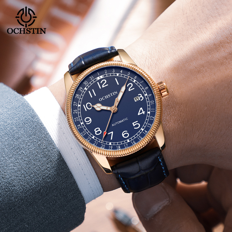 OCHSTIN Męski Zegarek Biznesow – Guilloché Dial Watch recenzja i cena