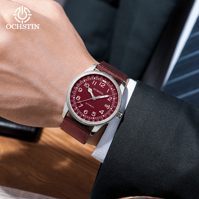 OCHSTIN Męski Zegarek Biznesow – Guilloché Dial Watch recenzja i cena