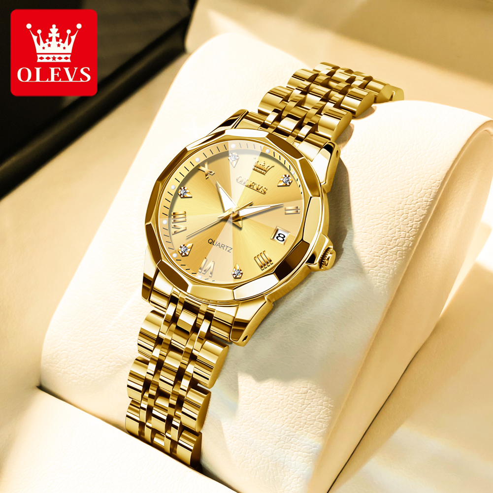 OLEVS Fashion złoty zegarek dl – Luxury Watch For Sale recenzja i cena