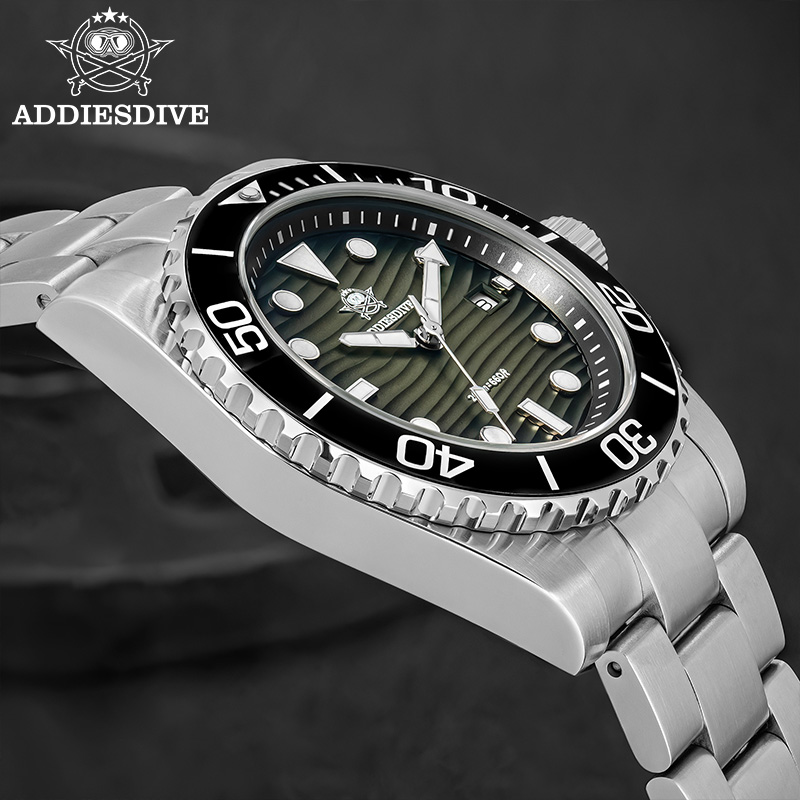 ADDIESDIVE Nowy Męski Zegarek  – Guilloché Dial Watch recenzja i cena